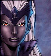 The portrait of Malice from “The Legend of Drizzt: Homeland #1.”