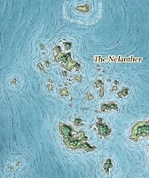 Map of the Nelanther c. 1489 DR