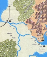 The Akanapeaks in the late 14th century DR.