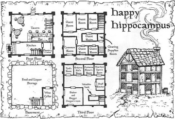 medieval inn floor plan