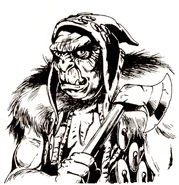An orc from 2nd edition.