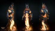 Fire myrmidon from Baldur's Gate III.