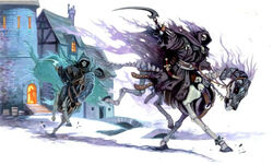 Myrkul's Legion attacking Waterdeep.