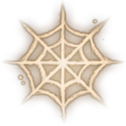 The spell symbol of web from Baldur's Gate III.