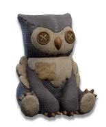 A stuffed owlbear toy from the Western Heartlands.