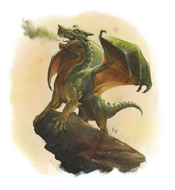 Green dragon Wyrmling