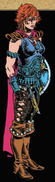 Alias in full armor.