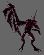 A gargoyle as it appears in the Aurora Toolset of Neverwinter Nights.