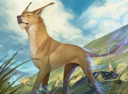 A pack of blink dogs, as depicted in Adventures in the Forgotten Realms