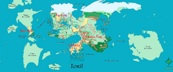 World Map Of Toril Toril | Forgotten Realms Wiki | Fandom
