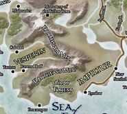 4th-edition map of the Vast from Forgotten Realms Campaign Guide