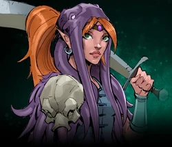 Jaheira, a mind-flaya' slaya'.