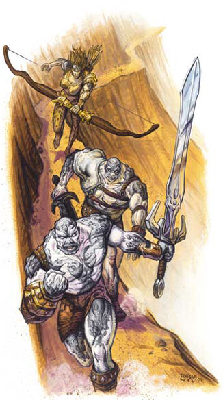 Goliath Forgotten Realms Wiki Fandom The goliath barbarian appeared in the deathknell set (2005), and the goliath cleric of kavaki appeared in the war of the dragon queen set (2006). goliath forgotten realms wiki fandom