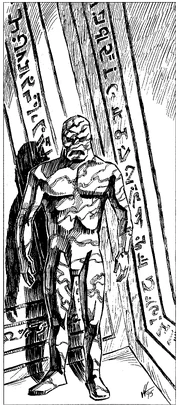 One of the guardian  in the Chambers of the Earth within the Paths of the Doomed.