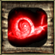 Symbol of the slow spell from Icewind Dale II.