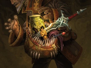 A bag of devouring, as depicted by Sean Murray in Adventures in the Forgotten Realms.