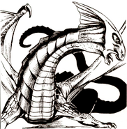 A white dragon from 2nd edition.