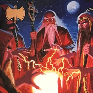 Red wizards circle magic