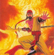 Illustration for the Spellfire: "Mad Monkey" card.