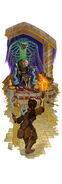 An adventurer discovers a sarrukh tomb.