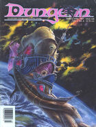 A damaged nautiloid from the cover of Dungeon 28.