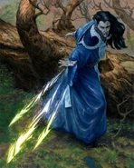 Magic missile-5e.jpg (80 KB) An elf spellcaster blasting magic missiles from his hand.