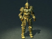 A brass golem in Baldur's Gate: Dark Alliance, one of the rare instances where they weren't forged to resemble minotaurs.