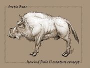 Arctic boar