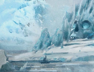 Concept art of Grimskalle from Dragon+ 32