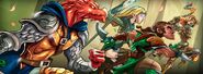 Promotional image of the playable characters.