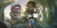 Sporedruid.jpg (112 KB) A druid from the Circle of Spores harvesting mushrooms with his bullywug zombie companion.