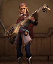  and her magic instrument.