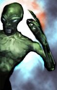 A green rating ghoul from Neverwinter Nights.