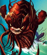 A kraken defeated by the protagonists.