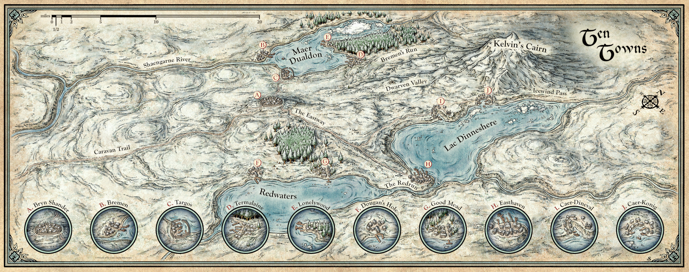 Map Of Faerun 5e Pdf Ten Towns | Forgotten Realms Wiki | Fandom