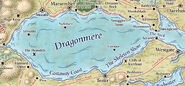 A map of the Dragonmere as of 1479 DR.