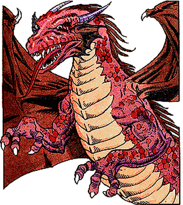 Red Dragon Myth - Animals Paint By Numbers - Painting By Numbers