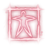 The symbol of the hold person spell from Baldur's Gate III.