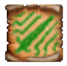 The black blade of disaster spell symbol from Baldur's Gate II: Shadows of Amn.