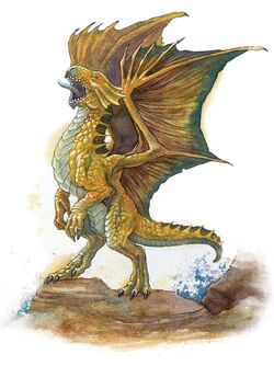 Brass dragon D&D  Dragon art, Fantasy creatures art, Mythical creatures art