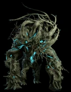 A shadow-cursed shambling mound from the shadow-cursed Lands.