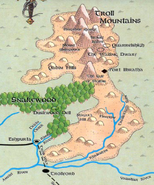 Eshpurta and the Troll Mountains from 2nd ed. Lands of Intrigue