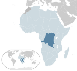 Location of Congo (Kinshasa)