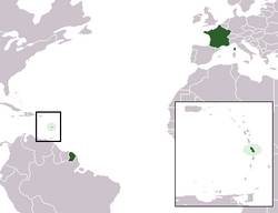 Location of Martinique
