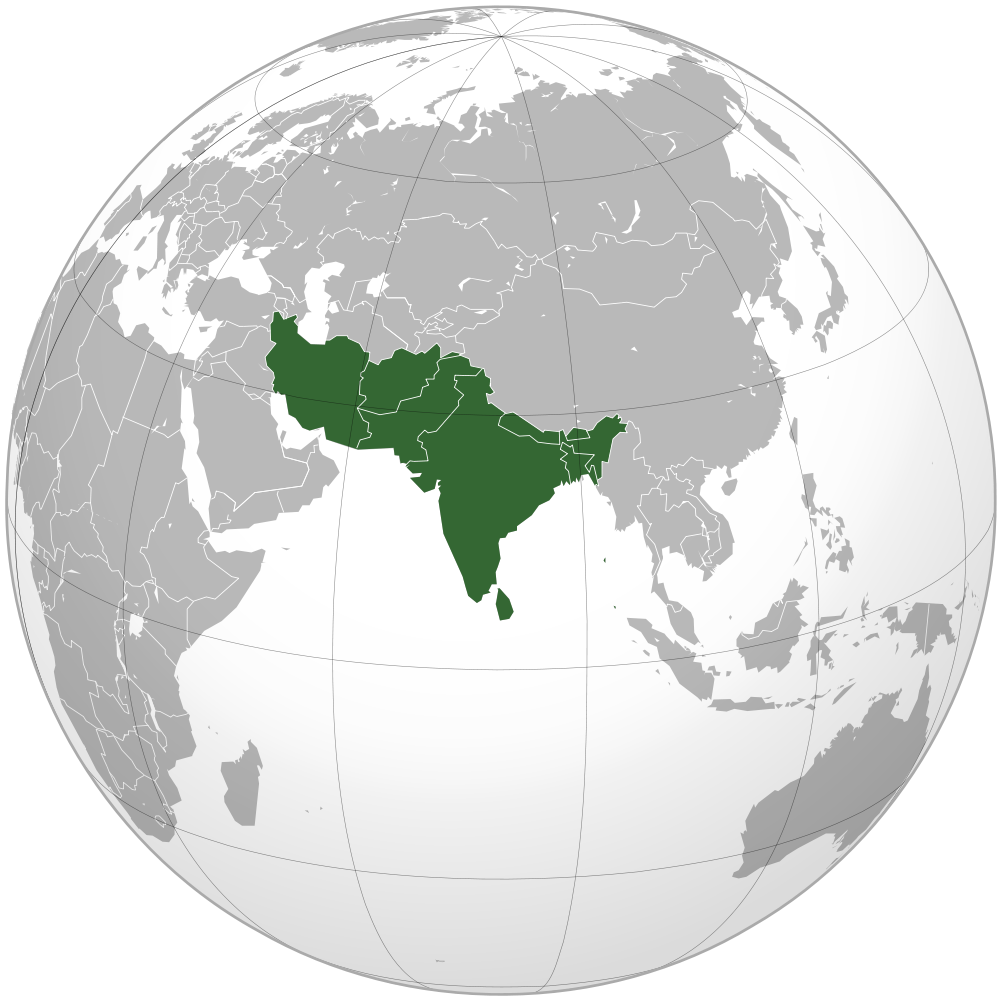 South Asia On A World Map South Asia | The Countries Wiki | Fandom