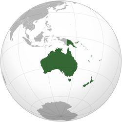 Location of Micronesia
