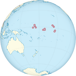 Location of Kiribati