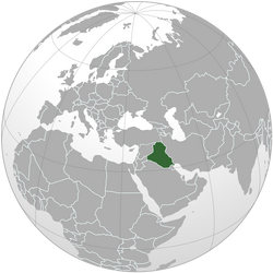 Location of Iraq