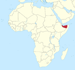 Location of Somaliland