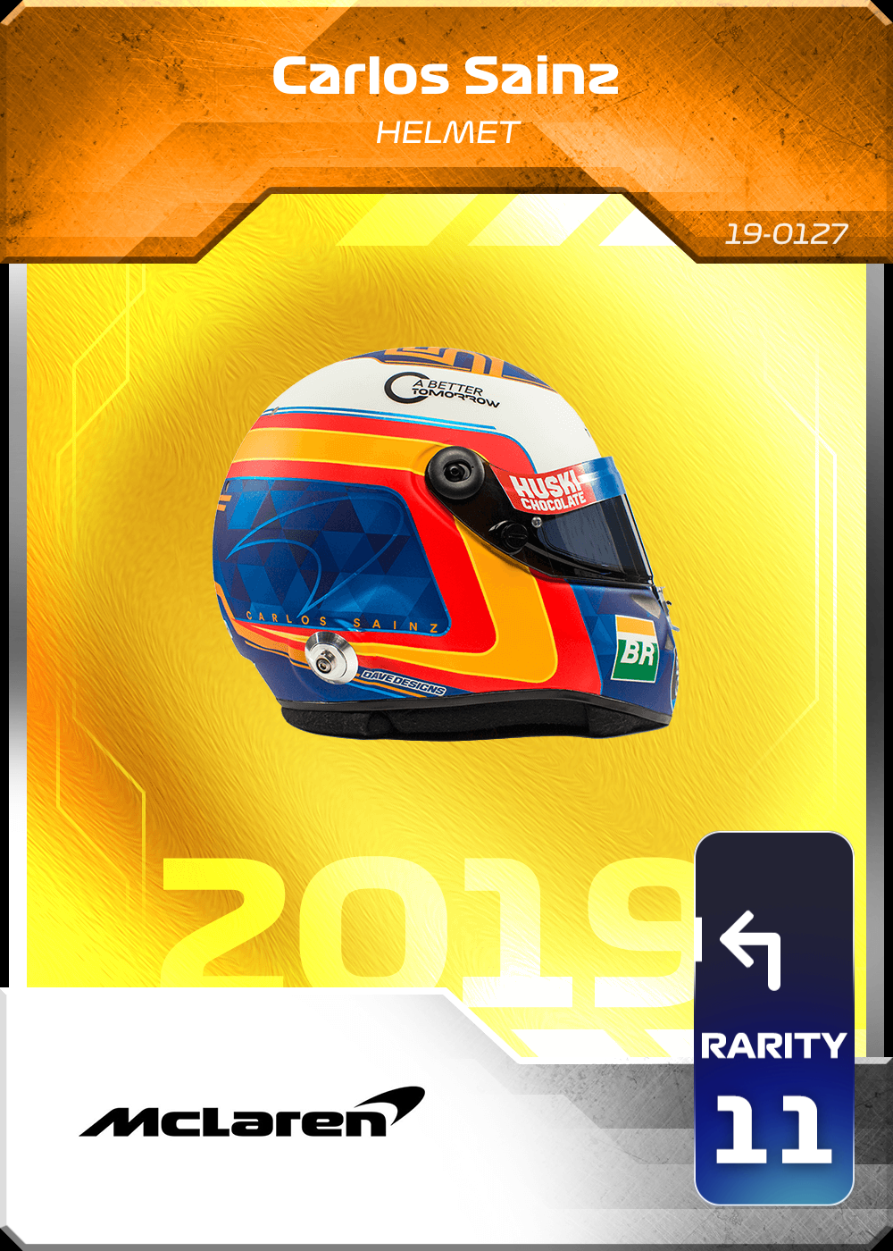 Carlos sainz sales helmet 2019